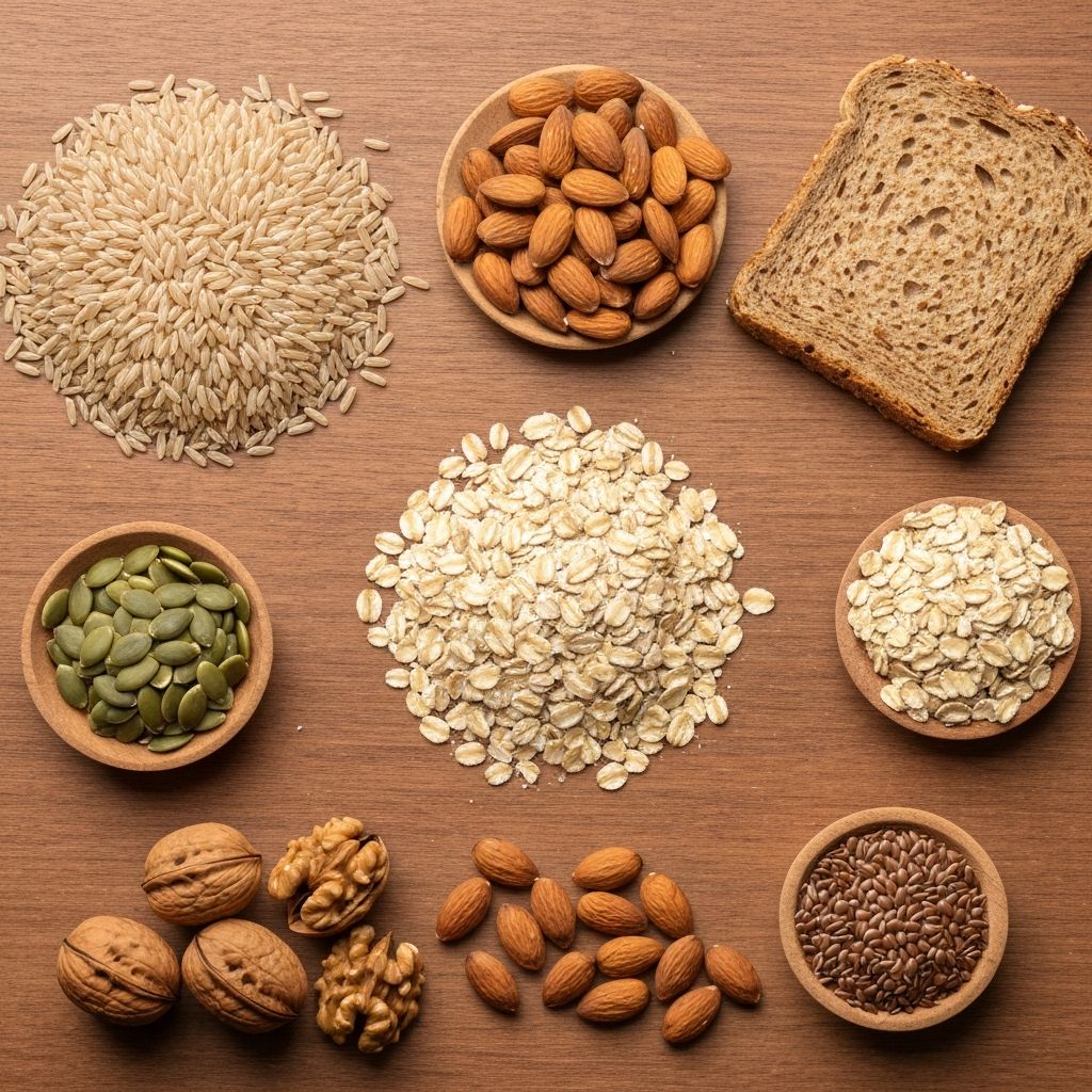 Whole grains and nuts